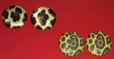 Fabric Button Earrings (Choose Your Colors at Checkout)