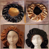 Children/Adult S-XL Reversible Satin Bonnet(Specify Size and Color(s) at Cart)