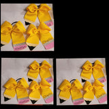 Pencil Bow Plain or  w/Name or Grade (Include Name Or Grade at Checkout)