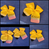 Pencil Bow Plain or  w/Name or Grade (Include Name Or Grade at Checkout)