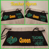 Personalized 3-Pocket Waist Apron (Please Provide Colors and Name in the box)