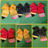 Pencil Bow Plain or  w/Name or Grade (Include Name Or Grade at Checkout)